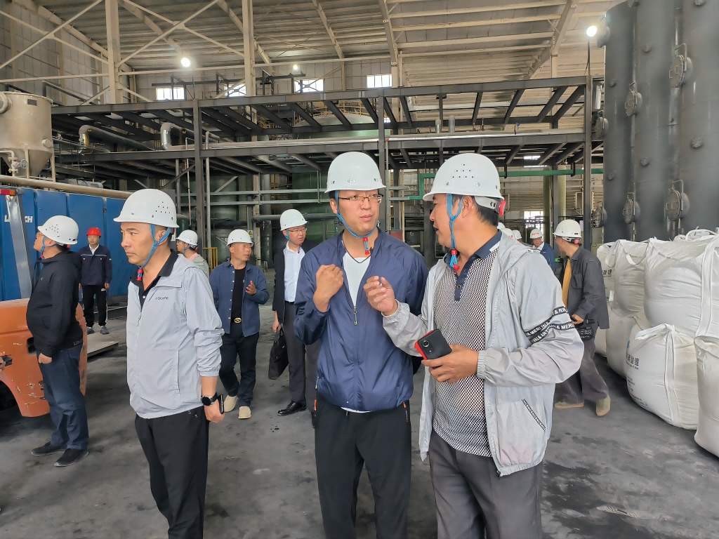 茫崖市委市政府莅临锦泰矿区实地调研指导锦泰各方面工作